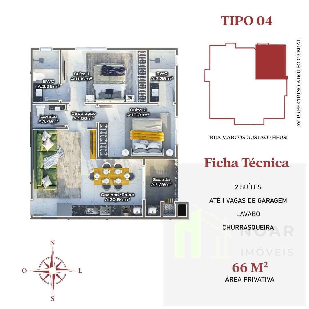 Planta apto tipo 4