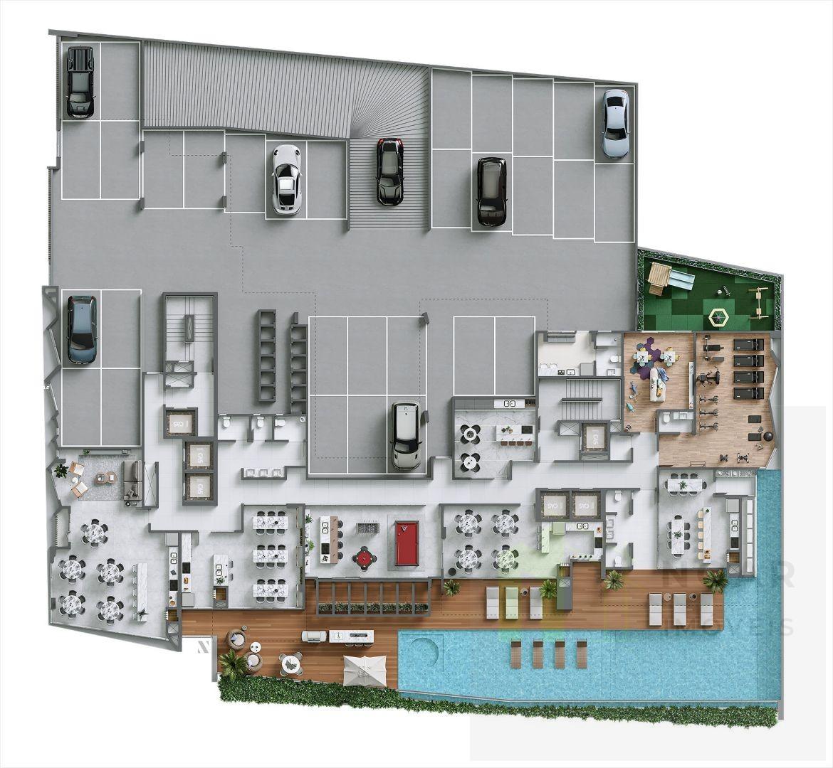 Planta rea de lazer