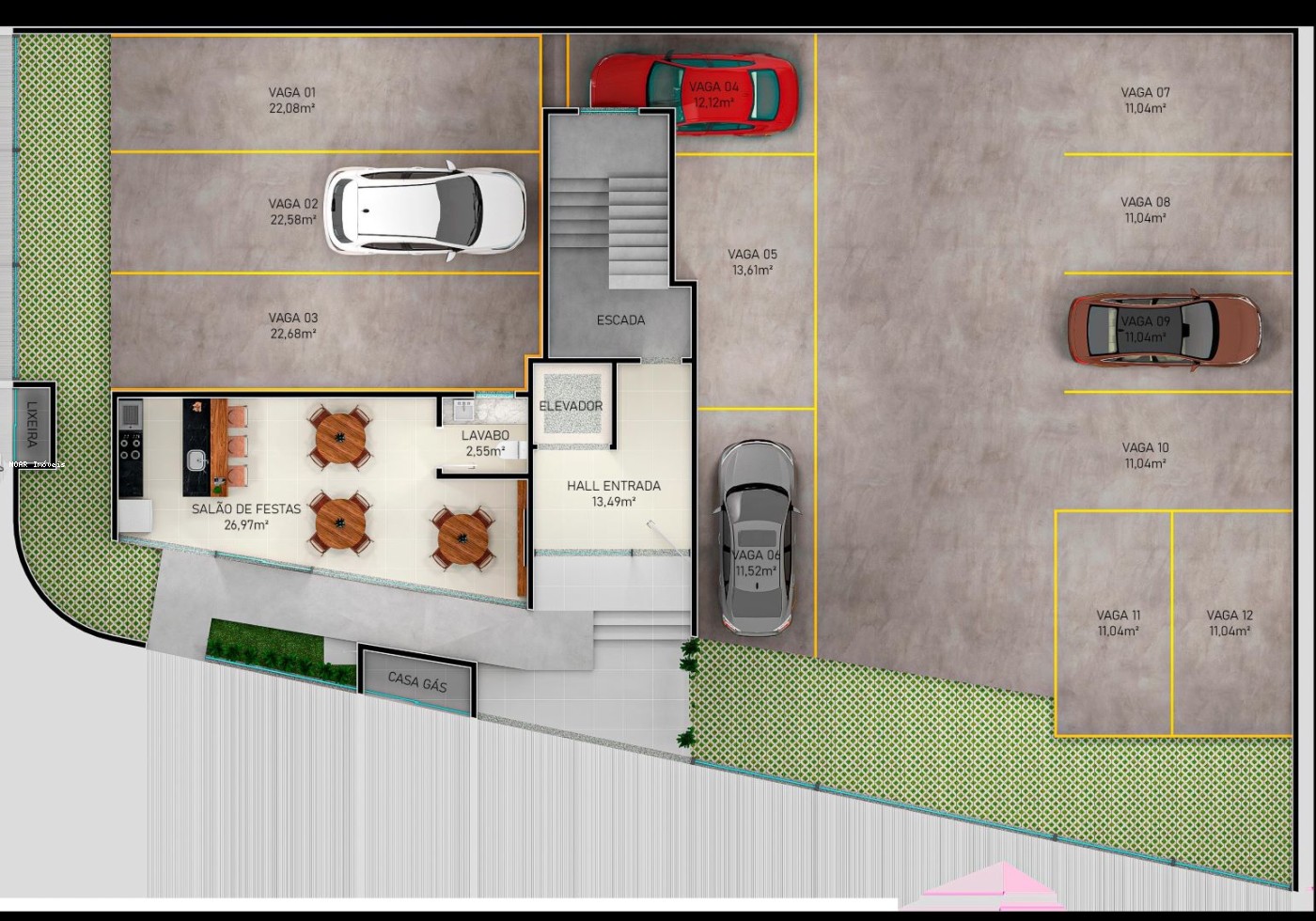 Planta garagem