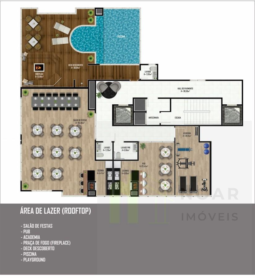 Planta rea de lazer