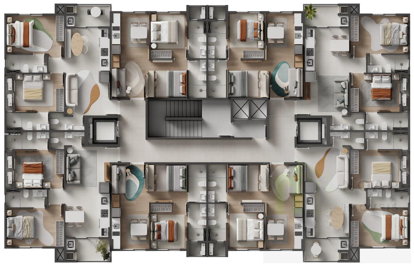 Planta pavimento tipo